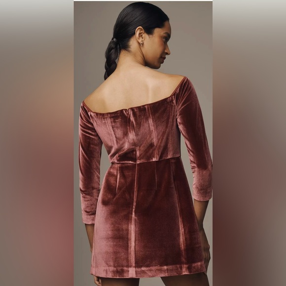 Anthropologie | Hutch Long-Sleeve Square-Neck Mini Dress | Size 10 | NWT - Picture 2 of 2